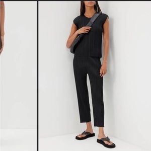 Pleats Pleaded Issey Miyake Black pants